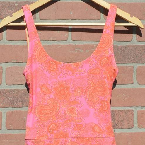 Rhythm  Paisley Tank Short One-Piece Surf Suit Swimsuit Size Small NWT