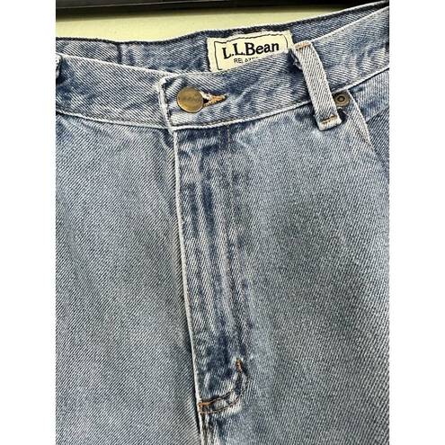 L.L.Bean Vtg 90’s  Jeans Relaxed Fit Women Sz 14 Tall Grunge Distressed Baggy​​