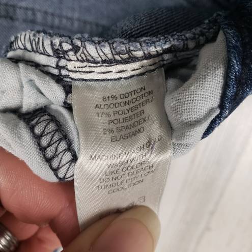 DKNY  Faded Medium Wash Blue Denim Bootcut Jeans Women's Size 8