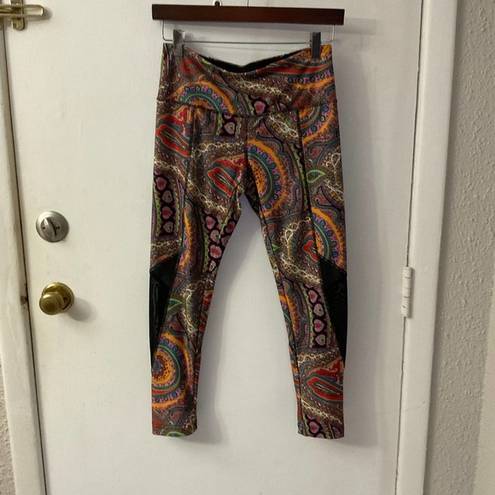 ABS Allen Schwartz  Paisley Print Leggings size S