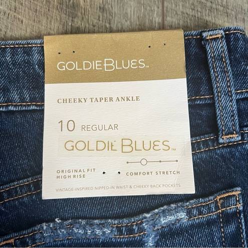 Goldie NWT  Blues Cheeky Taper Ankle Original Fit High Rise Jeans Size 10 Regular