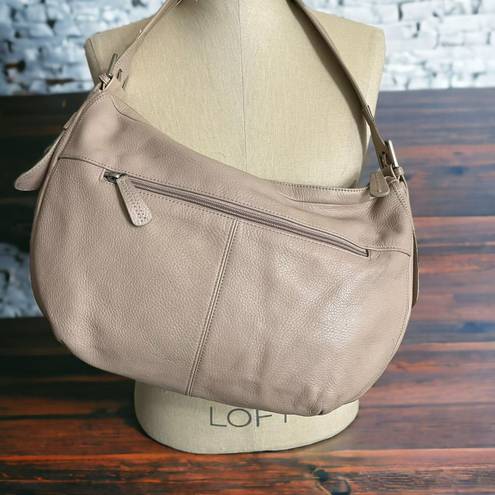 Stone Mountain  Taupe Leather Shoulder‎ Bag