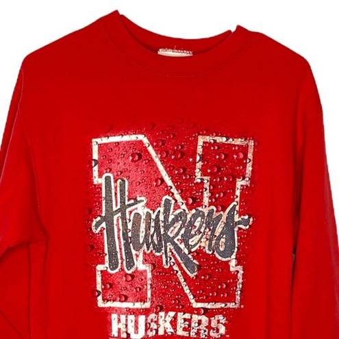 Lee Vintage  Nebraska Cornhuskers “Huskers” Red Crewneck Sweatshirt