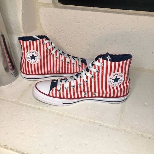 Converse  All Star High Top patriotic Sneaker sz 10.5