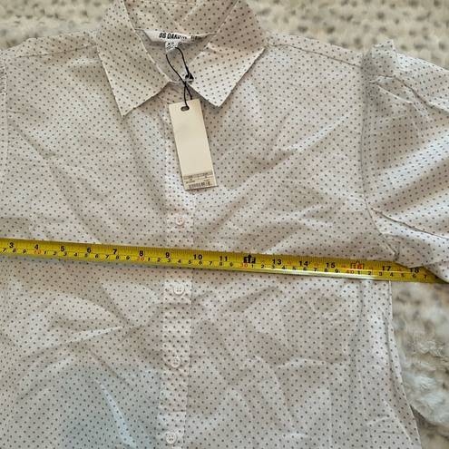 BB Dakota star collared button down blouse size xs