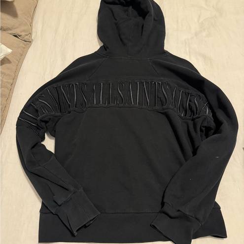 All Saints Black Hoodie XS Talon Logo