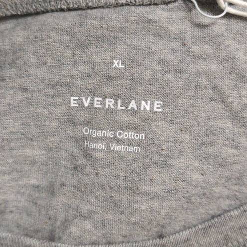 Everlane Heather Gray Organic Cotton The Muscle Tee Cap Sleeves Crewneck XL New