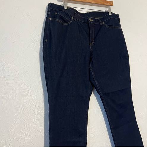 Duluth Trading  Co Women’s Jeans DuluthFlex Slim Leg Size 16/29 actual 16X27.5 16