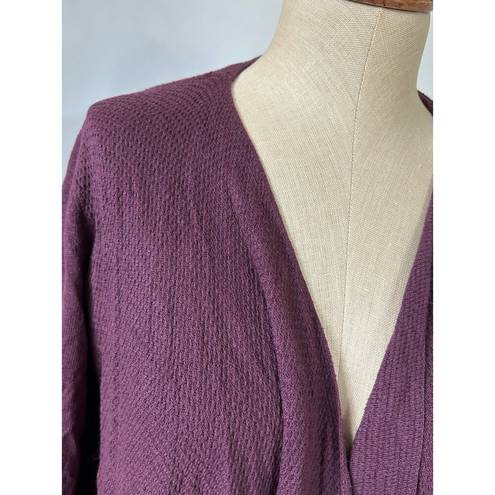 Torrid  womens maroon cardigan size 1 (1X) open front long sleeves