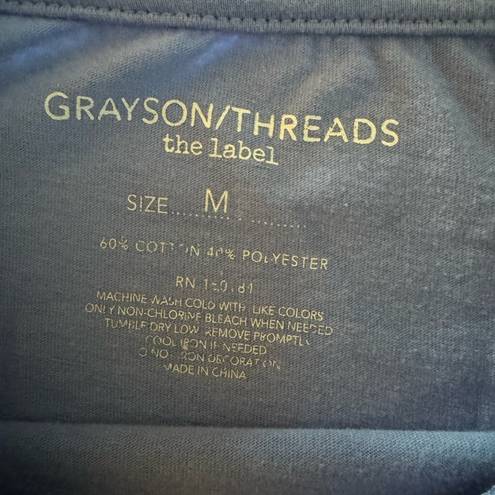 Grayson Threads  Cropped Renew Your Energy Graphic Short Sleeve Crew Neck Shirt