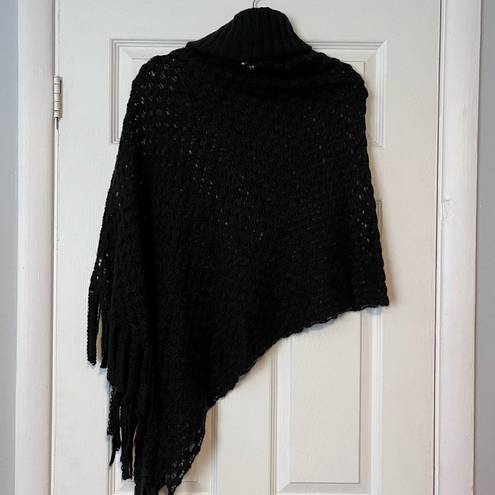 Big Buddha  Open Knit Poncho