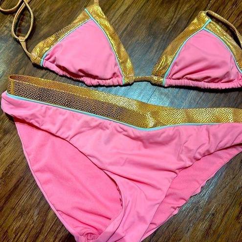 The Bikini Lab Pink Copper Bikini