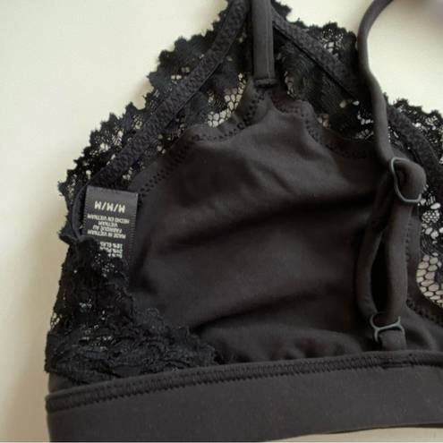 SKIMS Fits everybody Lace Triangle Bralette- NWT Onyx Size M