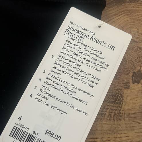 Lululemon Align HR Pants 28”