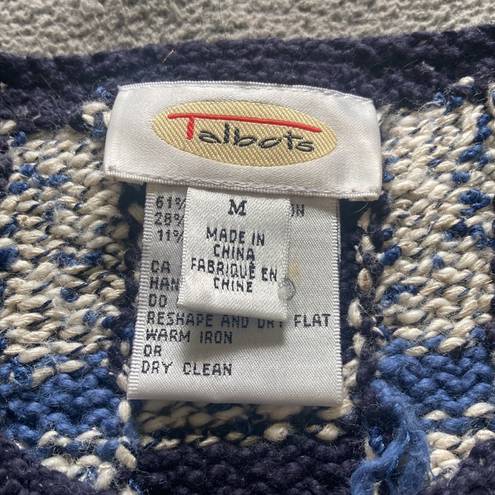 Talbots  cardigan cotton silk blend size M