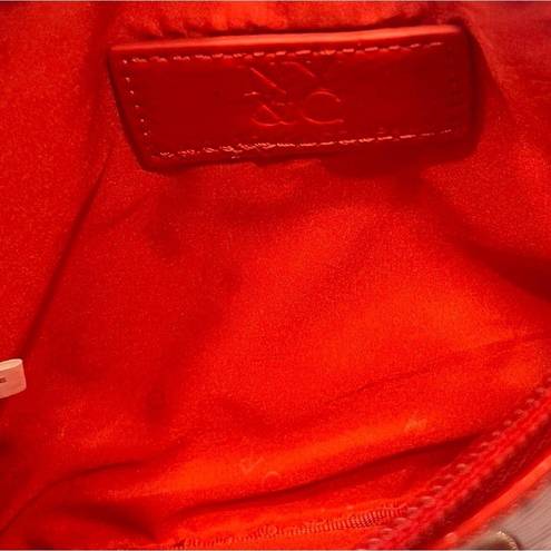 Krass&co NY& Red Clutch purchased not used