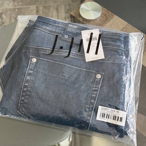 J.Jill  Denim Authentic Fit Slim Ankle Jeans, Neptune Wash Size 10 NWT (Sold Out)