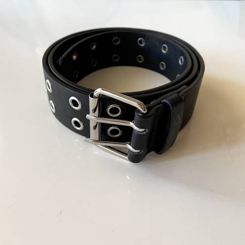 Aeropostale Black Grommet Belt