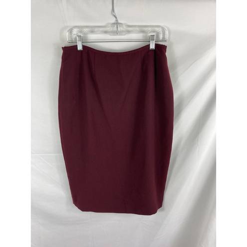 Cato  Maroon Pencil Skirt Size 12