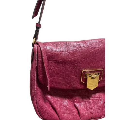 Aimee Kestenberg  Genuine Leather Shoulder Bag Red One Size Stealth Wealth Minima