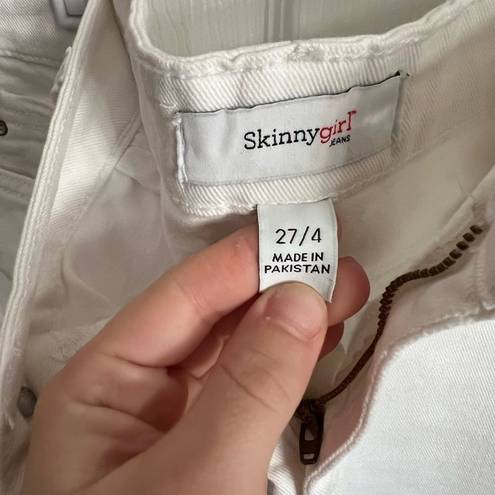 Skinny Girl  size 27 white skirt