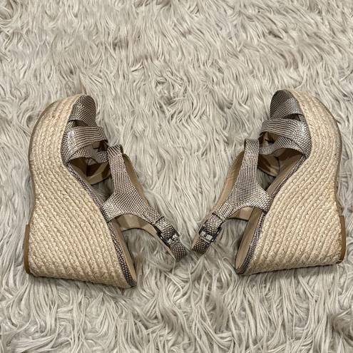 Via Spiga  espadrille wedges size 10