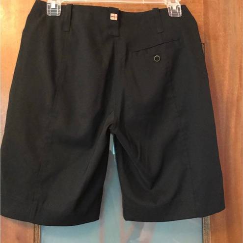 DKNY Womens  Black Golf Shorts