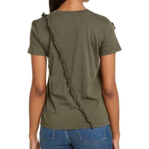n:philanthropy  Sol distressed t-shirt with ruffle border size XS
