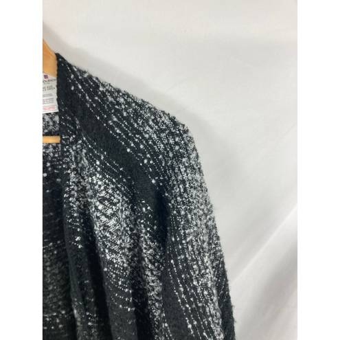 Woolrich  Black Grey Warm Soft Cape Shawl Blanket Sweater Size OS