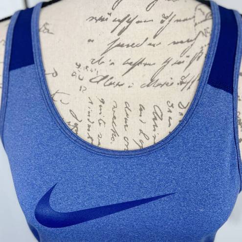 Nike  Pro Cool Training Athletic Workout Racerback Tank Top in Blue Size Large