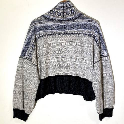 We The Free FREE PEOPLE x  “At the Lodge” Turtleneck Sweatshirt Top Size Large