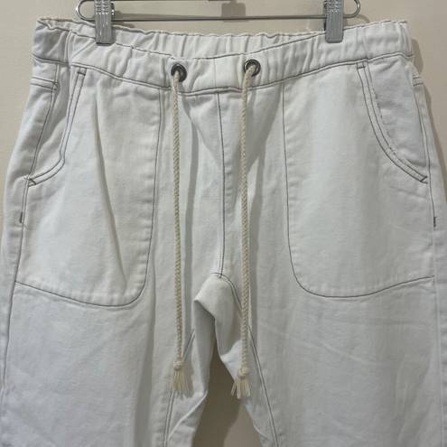 One Teaspoon  Shabbies Boyfriend Jeans in White Beauty Relaxed Fit Size S