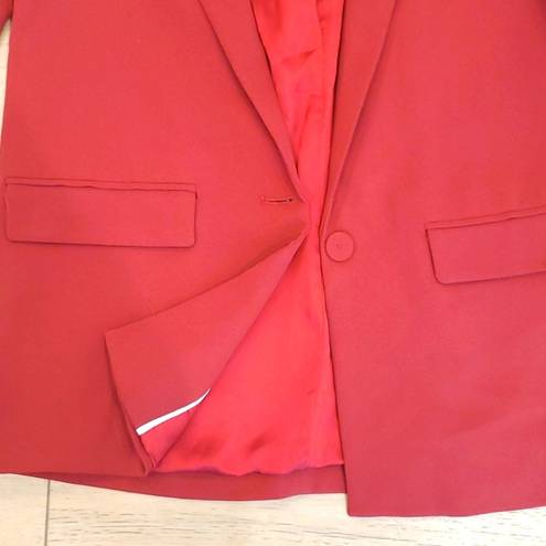 Mango  Essential Structure Woman's Red Blazer.