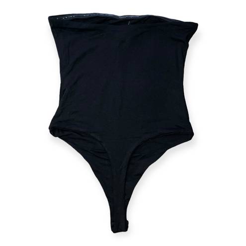 Naked Wardrobe Womens black tube bodysuit