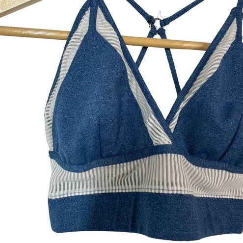 Free People Movement  Celeste Sports Bra in Blue/Ivory Size XS