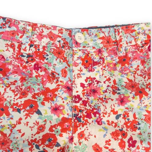 Krass&co GH Bass & . Colorful Floral Cotton Shorts Size 10