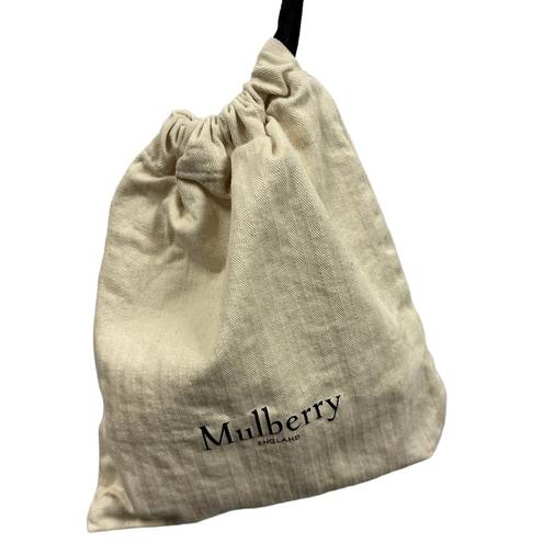 Mulberry  England Soft Lined Cream Dustbag 9.5 x10.5 Inch Drawstring Cinch Bag