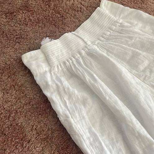 White Linen Pants Size M