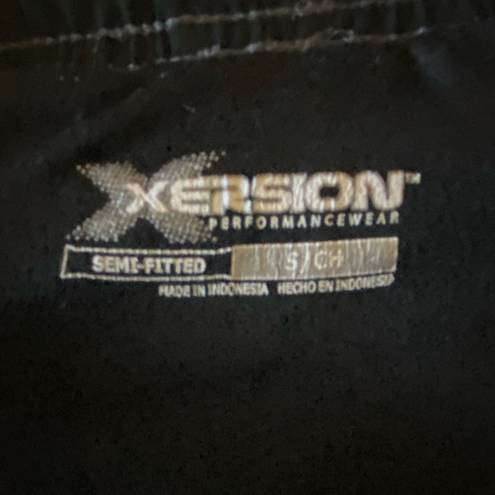 Xersion  Black and Grey Patterned Athletic Shorts