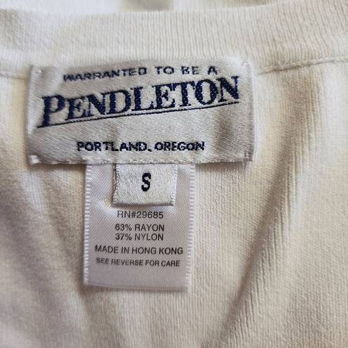 Pendleton  White Short Sleeve Shirt (S)