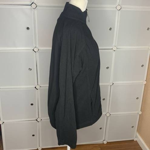 Black Diamond  Black Full Zip Fleece Jacket Size Medium