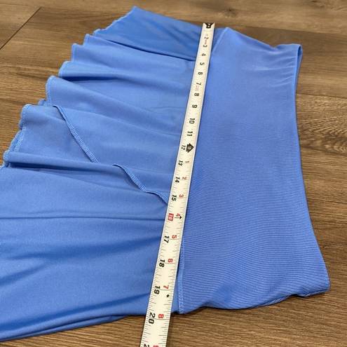 Lucky in Love  12” Blue Pleated Tennis Skirt Size Large