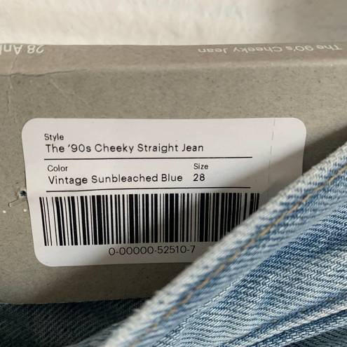 Everlane NWT  90s Cheeky Straight Jean in Vintage Sunbleached Blue