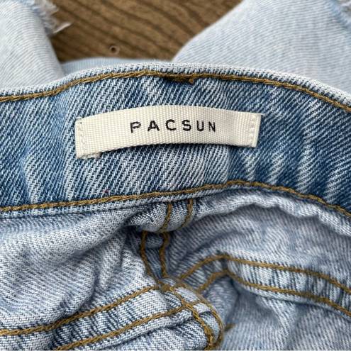 PacSun  High Rise Vintage Icon Light Wash Denim Shorts 29