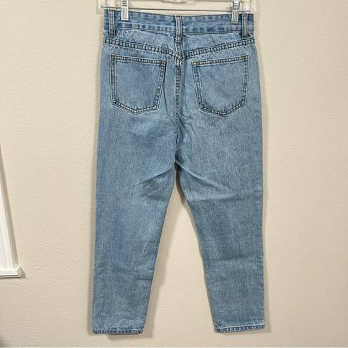 Momokrom  Bleached MultiColor Straight Leg Jeans size 8