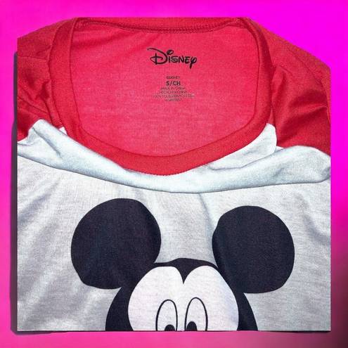 Disney  Mickey Minnie Mouse red two piece ladies red pajama set NEW Small