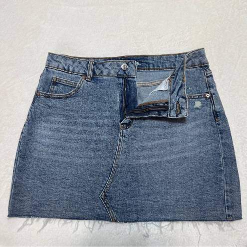 Wild Fable  Distressed Jean Skirt