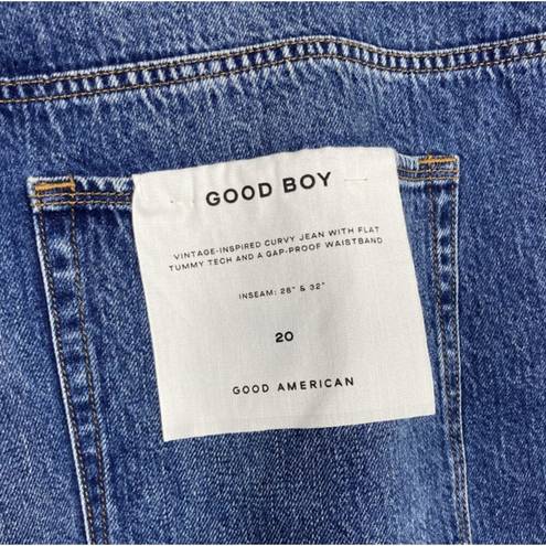 Good American  Good Boy High Rise Boyfriend Jeans Sz 20