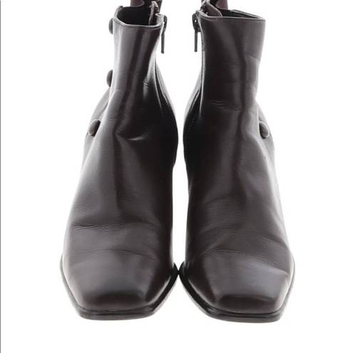 Nicole Miller  vintage size 6M brown ankle boots/booties