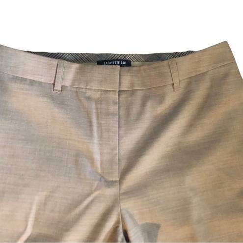 Lafayette 148  New York Menswear Wide Leg Wool Trouser Pant Sz. 8X31.5 Business